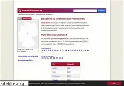 Sites similar to vorwahl-nummern.de