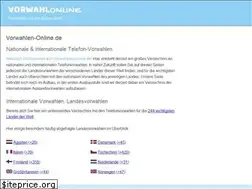 Sites similar to vorwahl-online.de