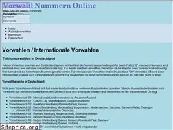 Sites similar to vorwahl.online