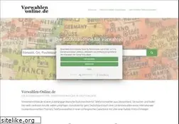Sites similar to vorwahlen-online.de