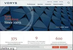 Sites similar to vorys.com