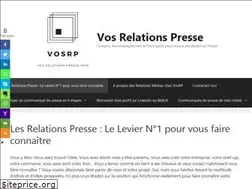 Sites similar to vos-relations-presse.info
