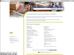Sites similar to voscorriges.com