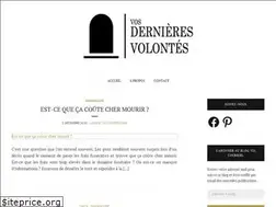 Sites similar to vosdernieresvolontes.ca