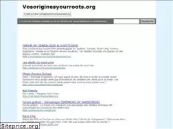 Sites similar to vosoriginesyourroots.org