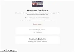 Sites similar to vote-ca.org