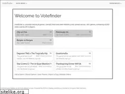 Sites similar to votefinder.org