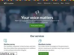 Sites similar to voteforpolicies.org.uk