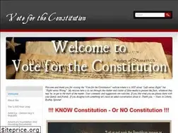 Sites similar to votefortheconstitution.com