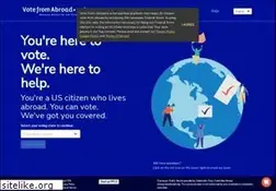 Sites similar to votefromabroad.org