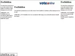 Sites similar to voteonline.de