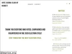 Sites similar to votesierraclubhawaii.com