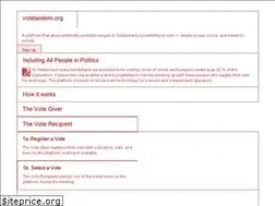Sites similar to votetandem.org