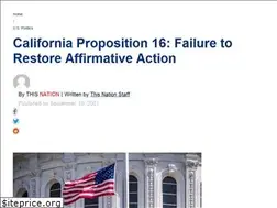 Sites similar to voteyesonprop16.org