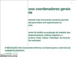 Sites similar to votoconsciente.org.br