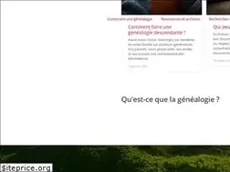 Sites similar to votre-genealogie.fr