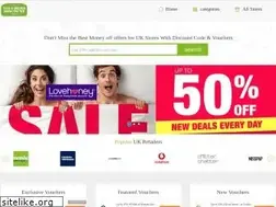 Sites similar to vouchersdiscount.co.uk