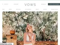 Sites similar to vowsbridal.com