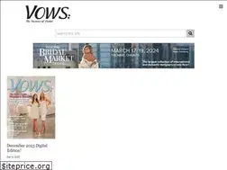 Sites similar to vowsmagazine.com