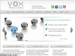 Sites similar to vox-traducciones.com
