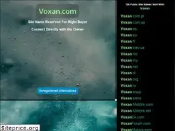 Sites similar to voxan.com
