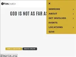 Sites similar to voxchurch.org