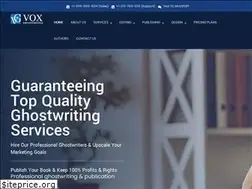 Sites similar to voxghostwriting.com
