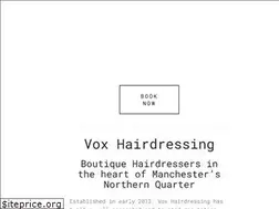 Sites similar to voxhairdressing.com