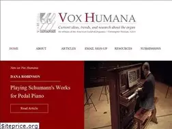 Sites similar to voxhumanajournal.com