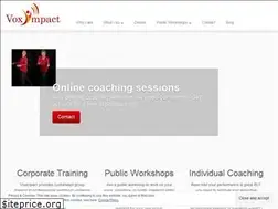 Sites similar to voximpact.com