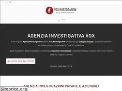 Sites similar to voxinvestigazioni.it