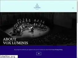 Sites similar to voxluminis.com