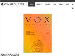 Sites similar to voxmediiaevi.com
