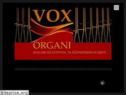 Sites similar to voxorgani.org