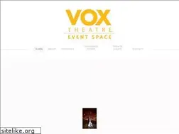 Sites similar to voxtheatre.com