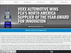 Sites similar to voxxautomotive.com