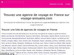 Sites similar to voyage-annuaire.com