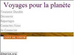 Sites similar to voyagespourlaplanete.com