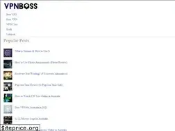 Sites similar to vpnboss.com.au