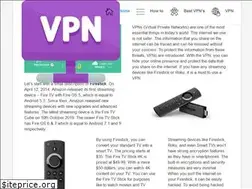 Sites similar to vpnforfiresticktv.com