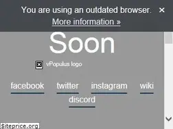 Sites similar to vpopulus.net