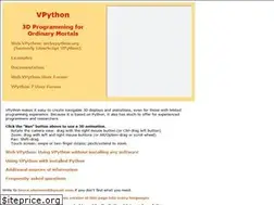 Sites similar to vpython.org
