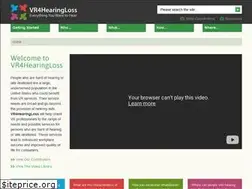 Sites similar to vr4hearingloss.net