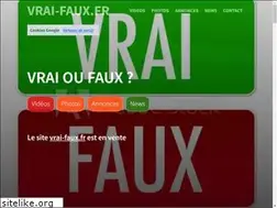 Sites similar to vraifaux.fr