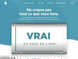 Sites similar to vraioufauxenligne.ca