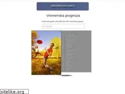 Sites similar to vremenska.info