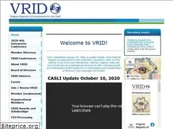 Sites similar to vrid.org