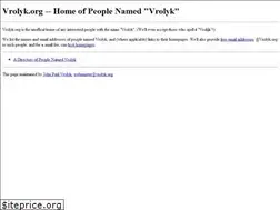 Sites similar to vrolyk.org
