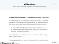 Sites similar to vroperational.wordpress.com
