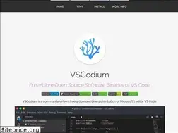 Sites similar to vscodium.com